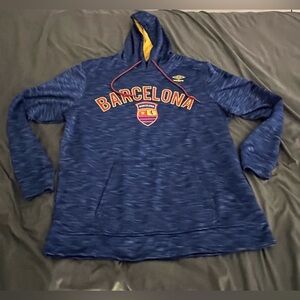 Barcelona Soccer Football Vintage Umbro hoodie pullover
